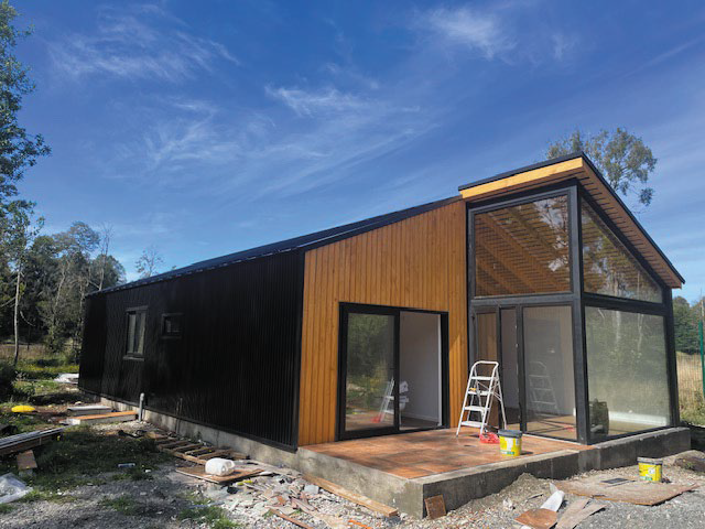 Construcción modular publicada por Cubiertas Sur.